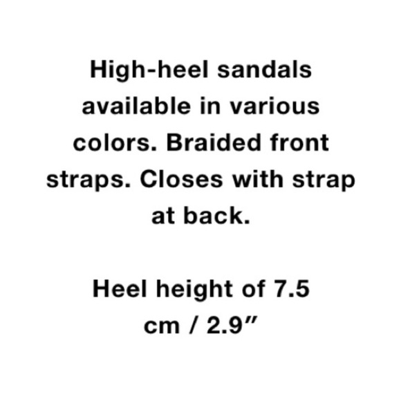 Zara Rose Gold Knot Braided Heels with Ankle Strap - Picture 11 of 11